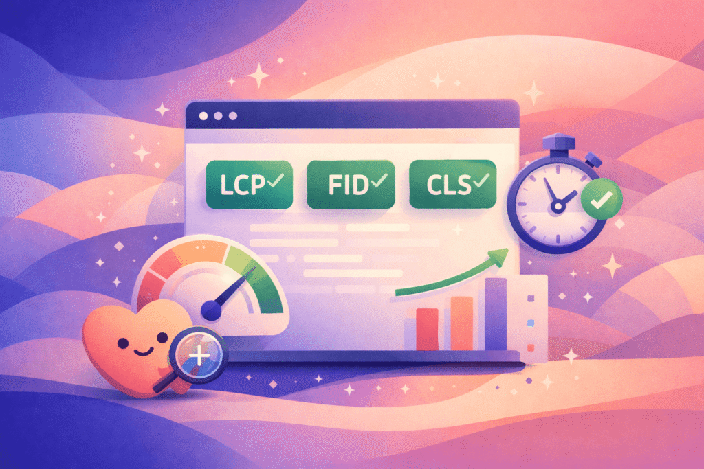 Why Website Speed Affects Your Google Rankings (Core Web Vitals Explained) - Featured image